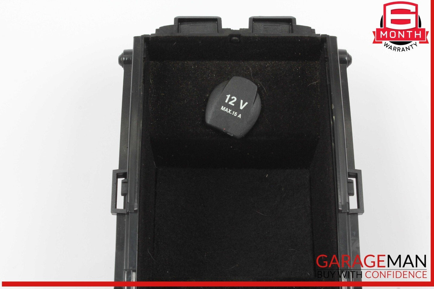 06-11 Mercedes W219 CLS63 AMG Rear Center Console Storage Armrest Compartment