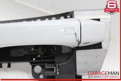 17-24 Audi Q7 Front Left Driver Side Exterior Door Handle White 4M1837885A OEM