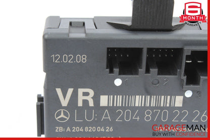 08-14 Mercedes W204 C350 C63 AMG Front Right Side Door Control Module Unit