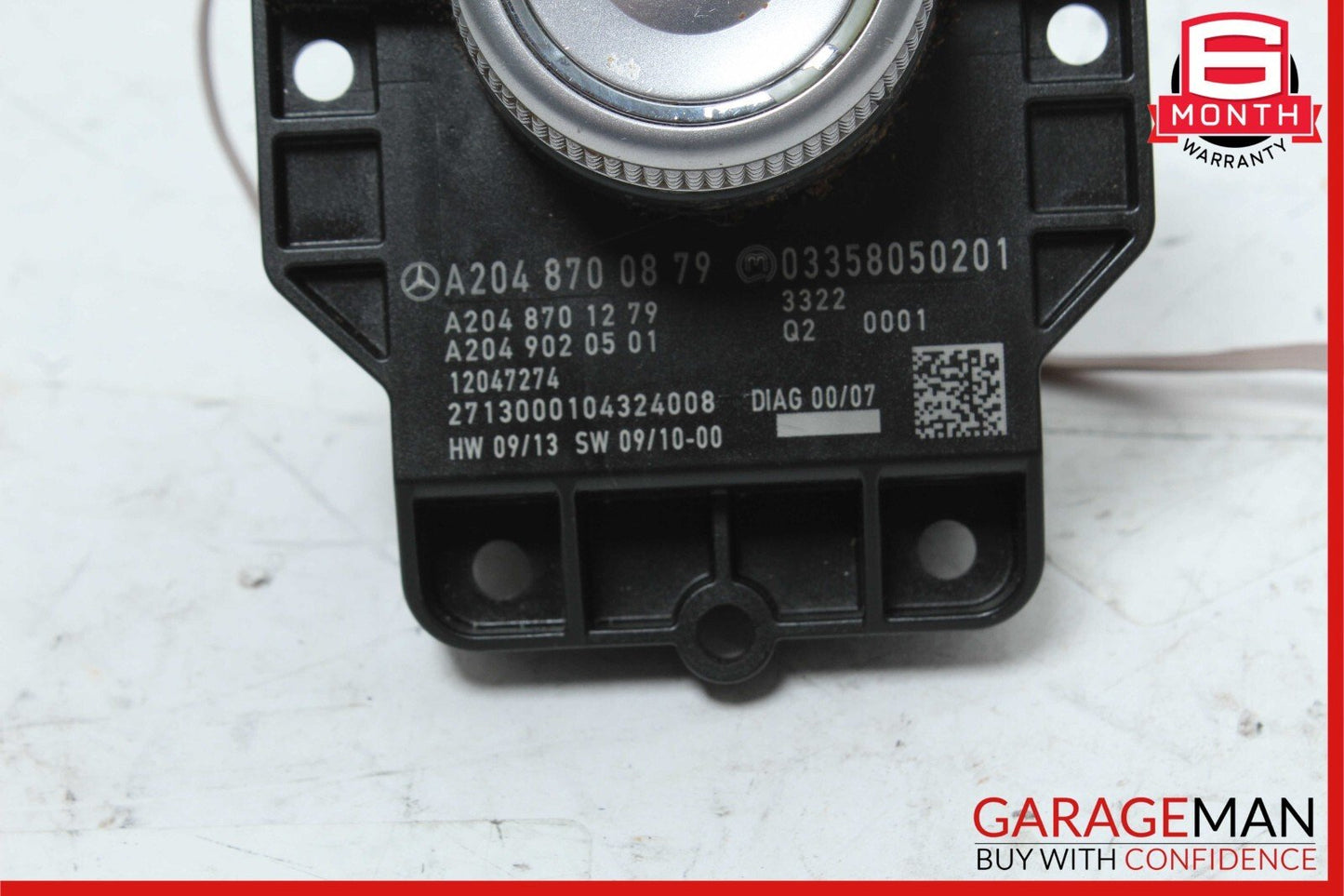 08-12 Mercedes W204 C350 GLK350 Console Command Controller Knob Multi Switch OEM