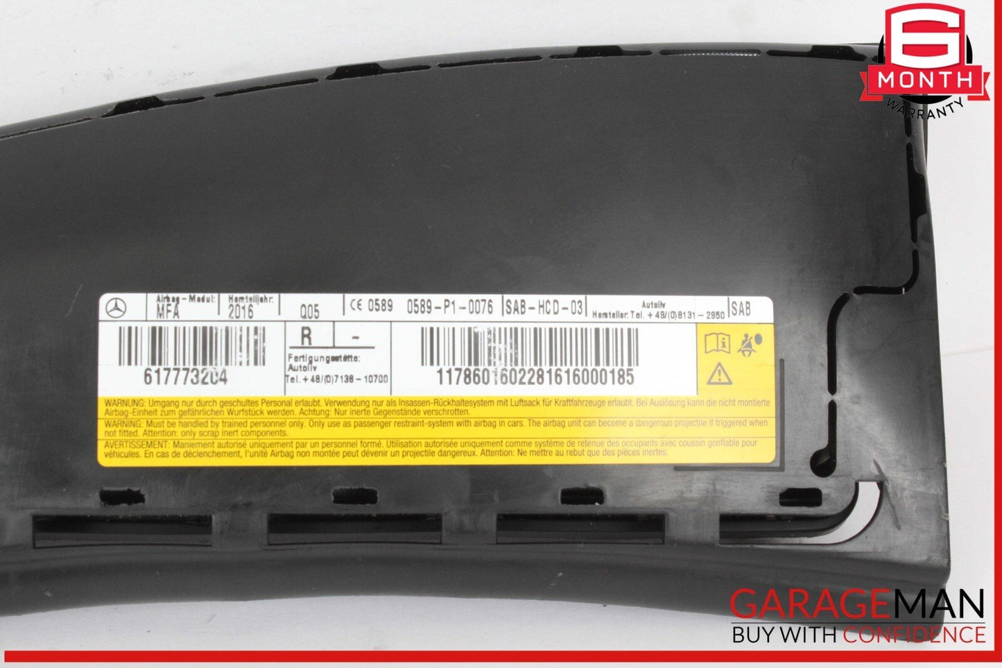14-19 Mercedes X156 GLA250 Front Right Passenger Side Seat Air Bag OEM