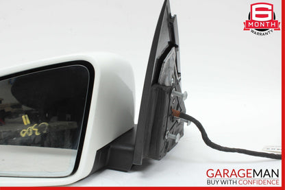 10-11 Mercedes W204 C300 Front Left Driver Side Rear View Door Mirror White OEM