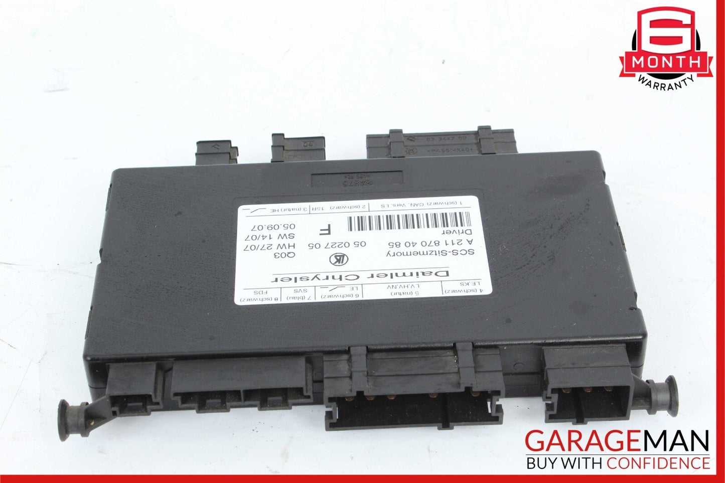 03-11 Mercedes W211 E350 CLS500 SLK280 Front Left Side Seat Control Module OEM