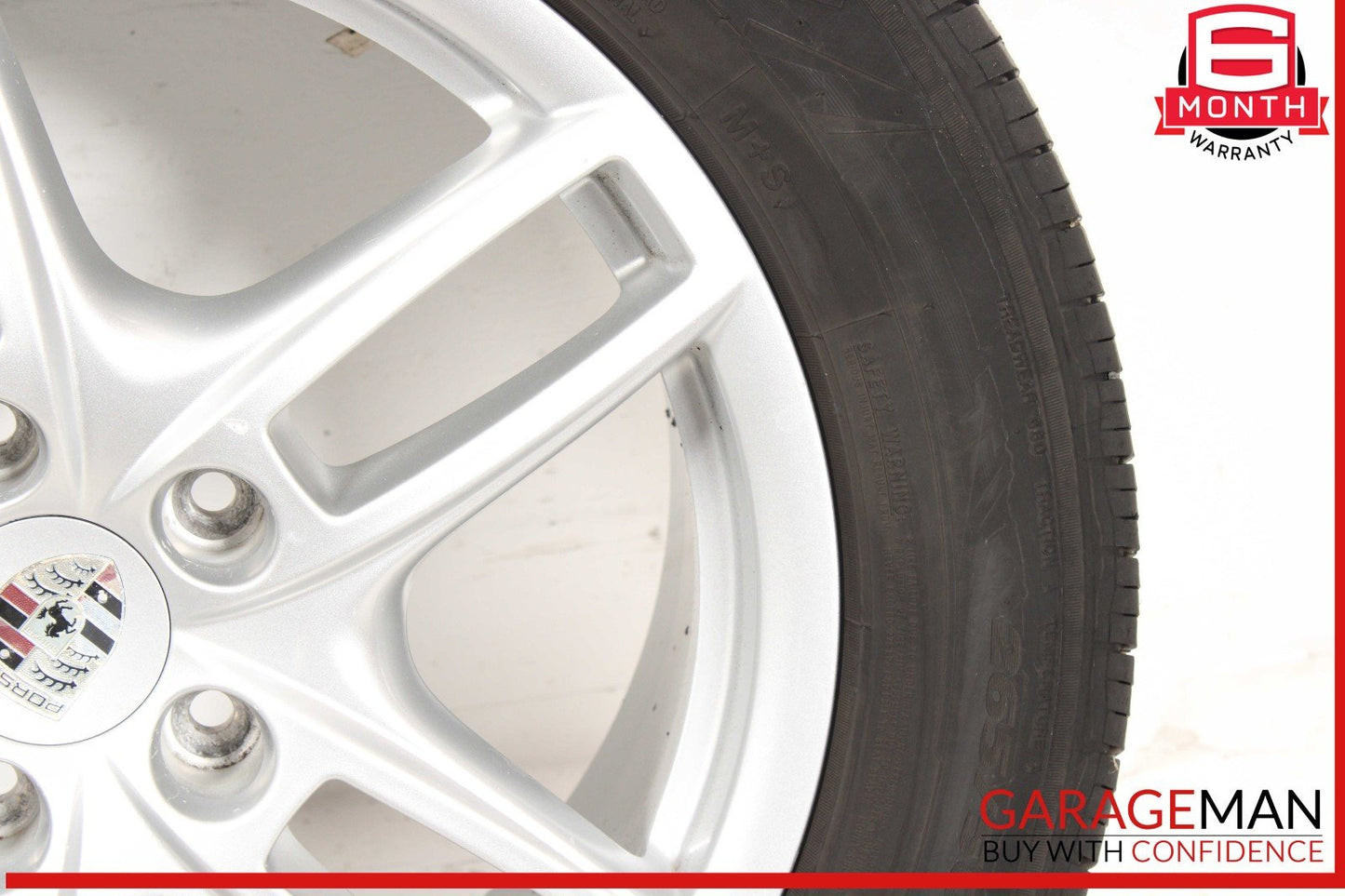 11-18 Porsche Cayenne 958 8.5Jx19 19" R19 Wheel Tire Rim Silver 7P5601025A
