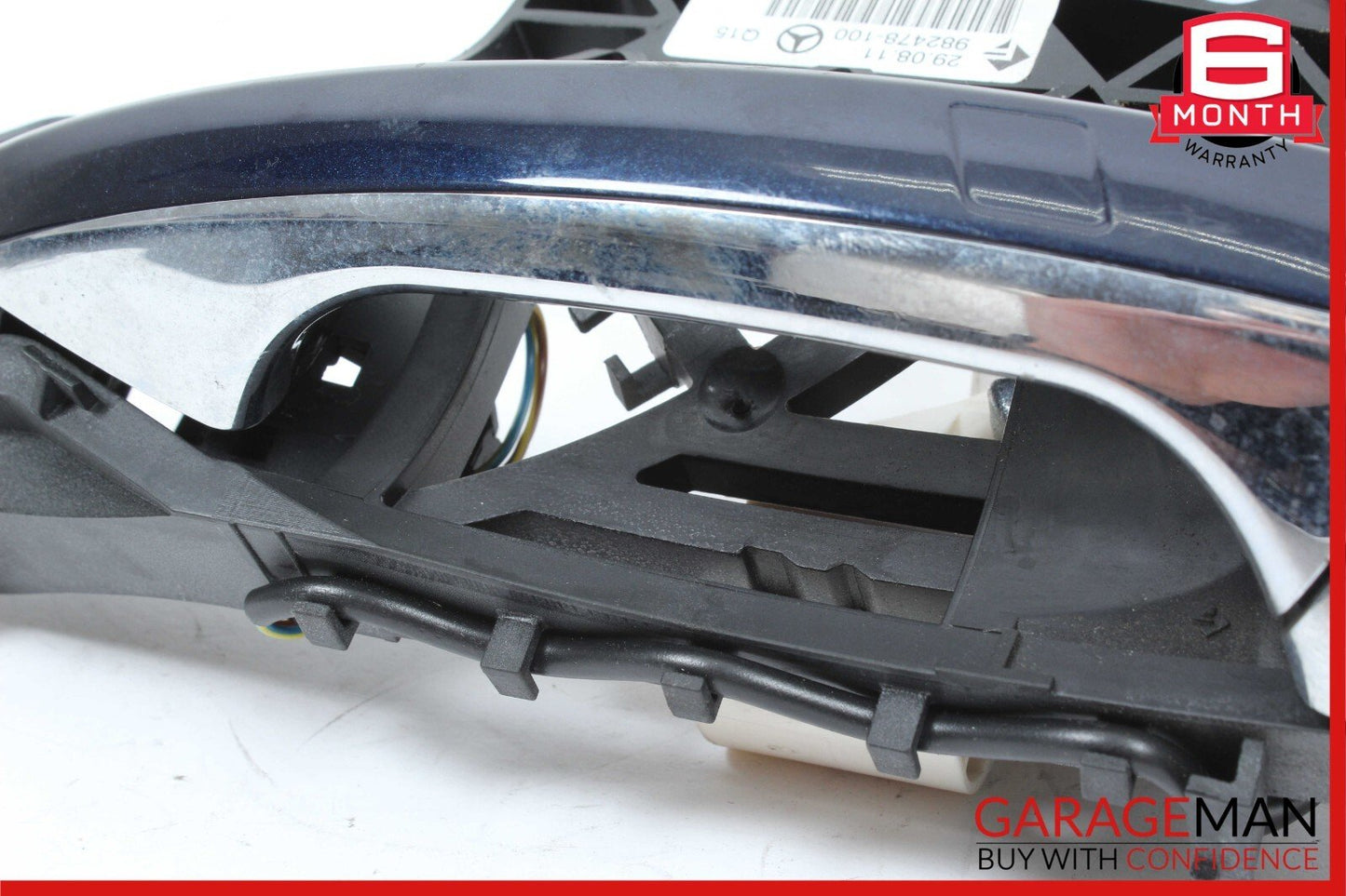 07-13 Mercedes W221 S550 Rear Right Side Exterior Door Handle Keyless Go Black