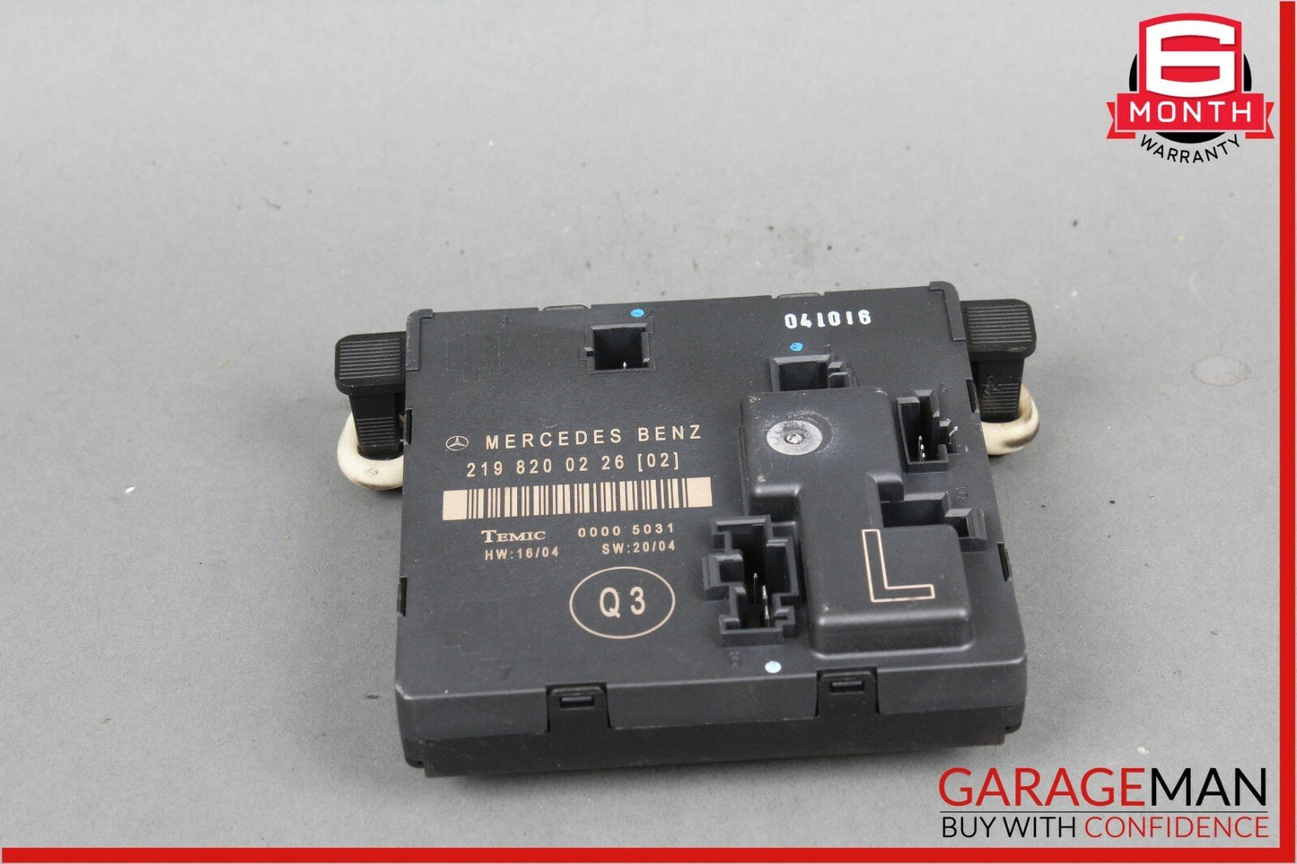 06-11 Mercedes W219 CLS500 CLS550 Rear Left Door Control Module 2198200226 OEM