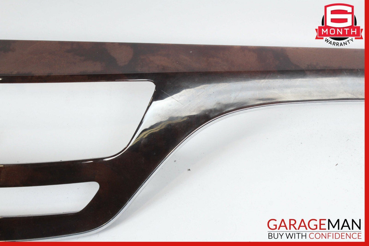 10-13 Mercedes W221 S400 Hybrid Center Dash Dashboard Trim Bezel Molding Wood