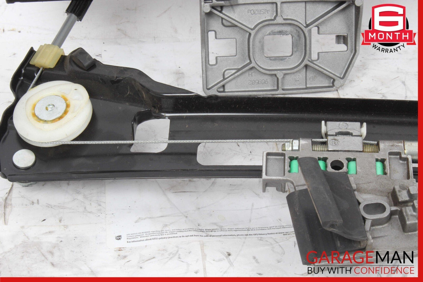 17-22 Alfa Romeo Giulia Rear Right Side Door Window Regulator w/o Motor OEM