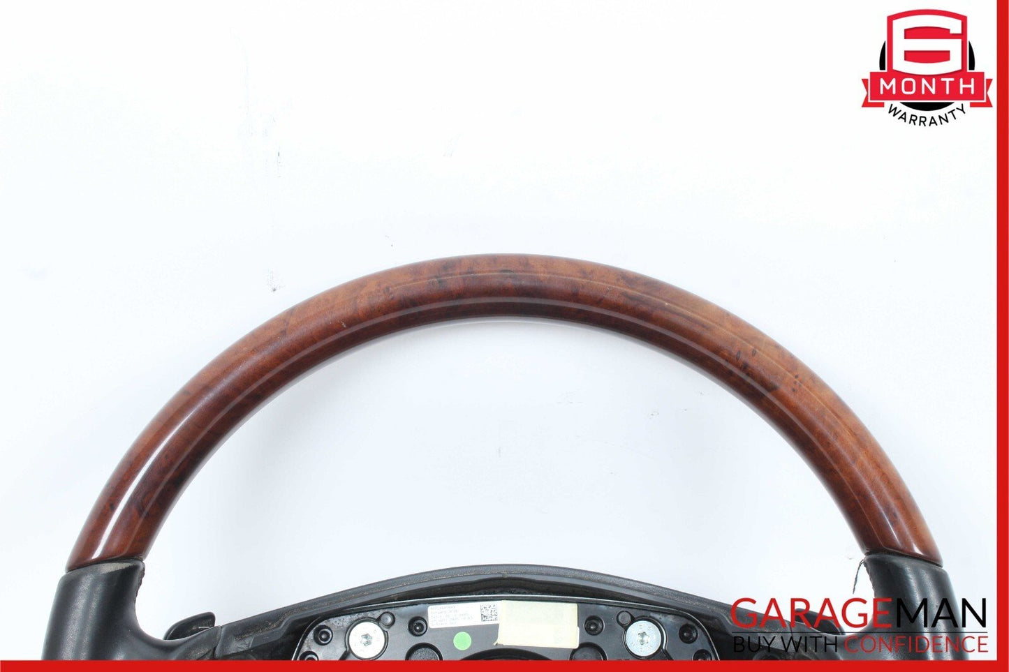 10-13 Mercedes W221 S400 S550 S600 S65 AMG 4 Spoke Steering Wheel Brown Wood