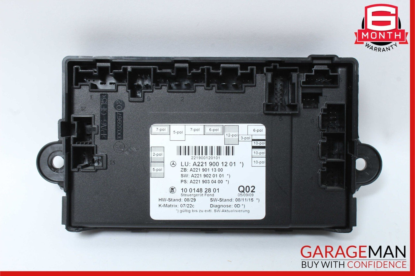 07-13 Mercedes W221 S400 S550 Rear Right or Left Side Door Control Module OEM