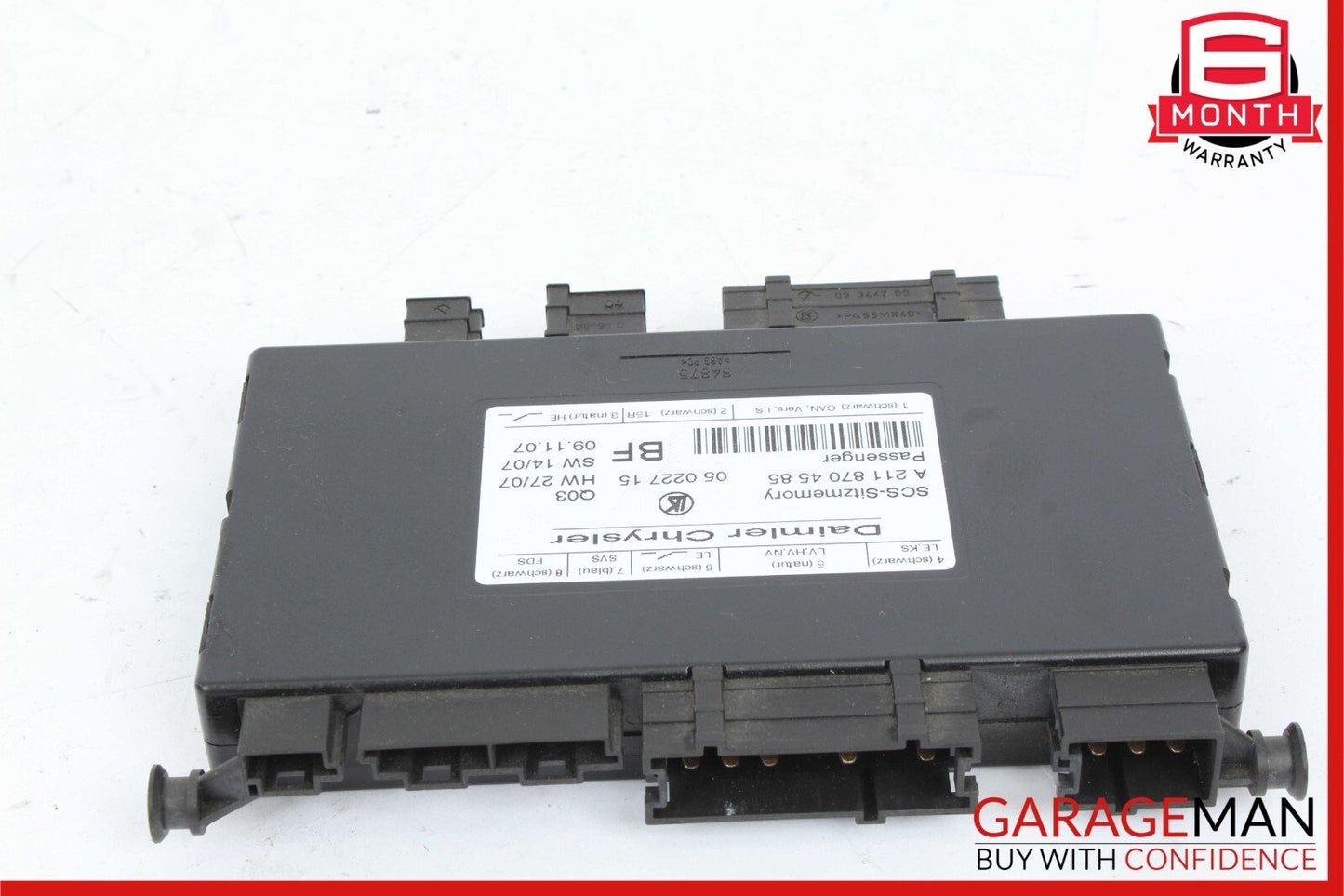 03-12 Mercedes GL500 GL450 CLS550 E350 Front Right Seat Control Module Unit