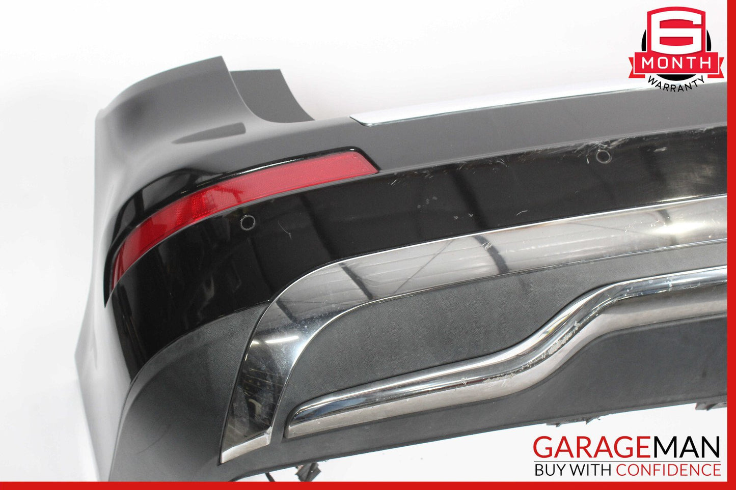 13-16 Mercedes X166 GL450 GL350 Rear Bumper Cover Assembly w/ Park Assist OEM