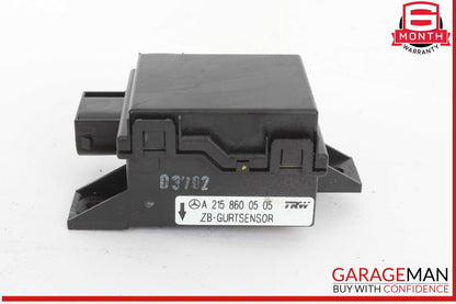 00-13 Mercedes R230 SL500 Seat Belt Seatbelt Tension Sensor 2158600505 OEM