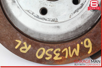 06-12 Mercedes W164 ML350 Rear Left Driver Side Spindle Knuckle w/ Rotor Disc