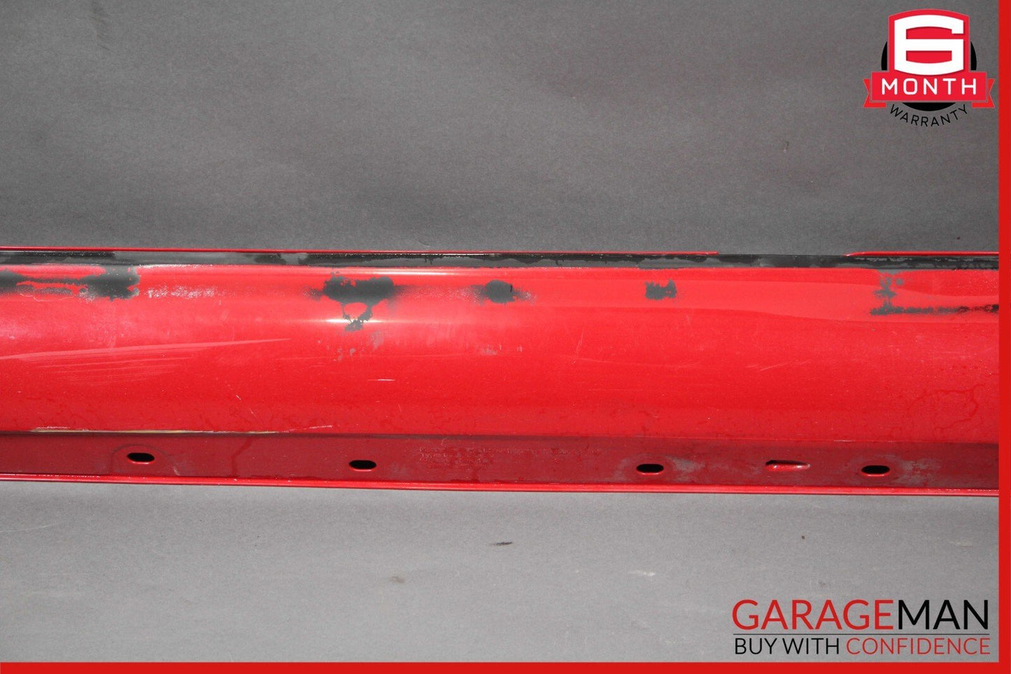 01-07 Mercedes W203 C230 C32 AMG Sport Sedan Left Side Skirt Rocker Panel Red