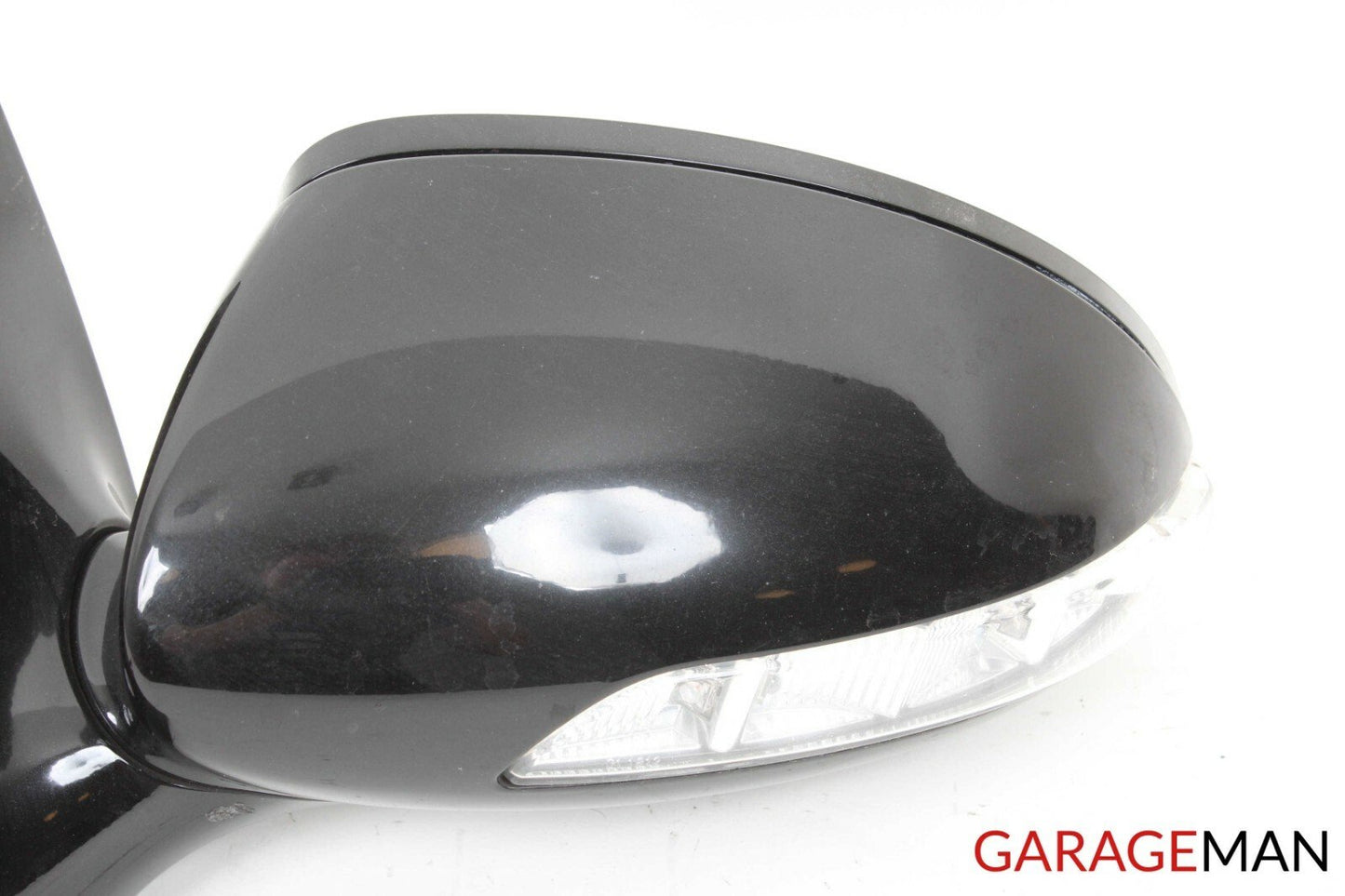 07-09 Mercedes W221 S550 S600 Front Left Side Mirror Door Rear View Black OEM