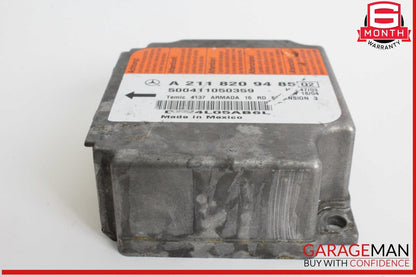 03-11 Mercedes W219 CLS500 Airbag Air Bag SRS Control Module 2118209485 OEM