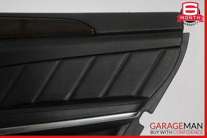 13-16 Mercedes X166 GL450 Rear Right Side Interior Door Panel Cover Trim Assy