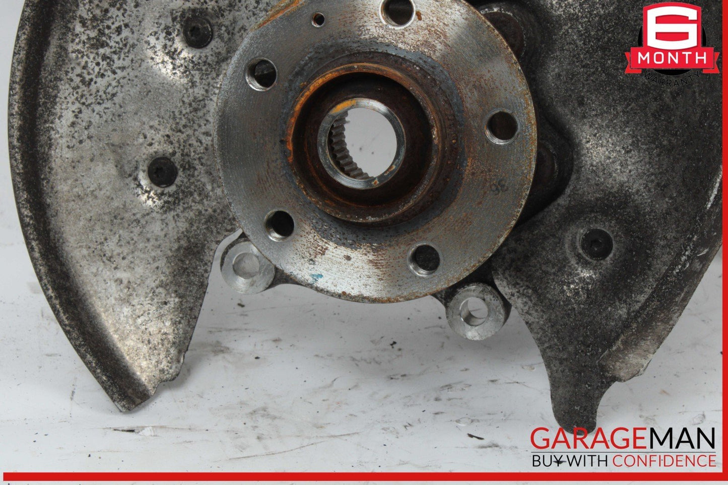 09-18 Audi S4 A6 Rear Left Driver Side Spindle Knuckle Wheel Hub 8K0505431AR OEM