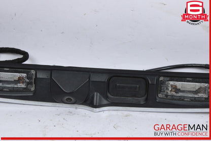 14-17 Maserati Ghibli Rear Trunk Lid Parking Camera Molding Panel Assembly OEM
