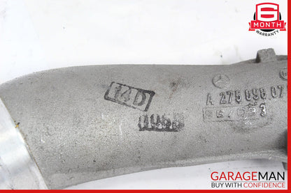 03-12 Mercedes W220 S600 V12 Left Driver Side Turbocharger Hose Pipe OEM