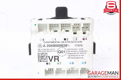 15-19 MERCEDES W205 C300 FRONT RIGHT DOOR CONTROL MODULE OEM A2059000628