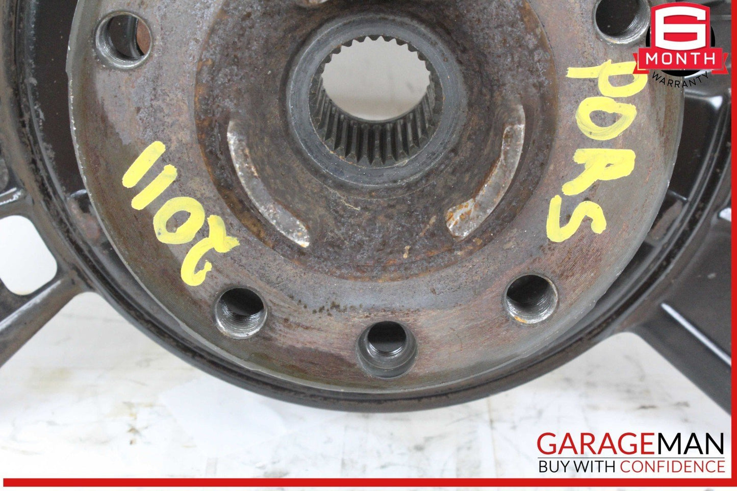 11-14 Porsche Cayenne 958 Rear Left Driver Side Spindle Knuckle Wheel Hub OEM