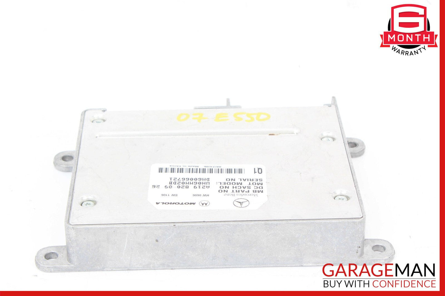 06-12 Mercedes W211 E350 SL550 Communication Control Module 2198200926 OEM