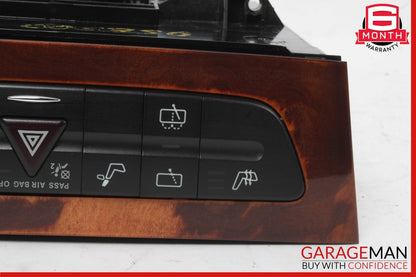 03-09 Mercedes W211 E500 CLS500 Hazard Switch Control Panel 2116800552 OEM