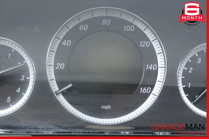 10-16 Mercedes W212 E350 E500 Speedometer Odometer Instrument Cluster Gauge OEM