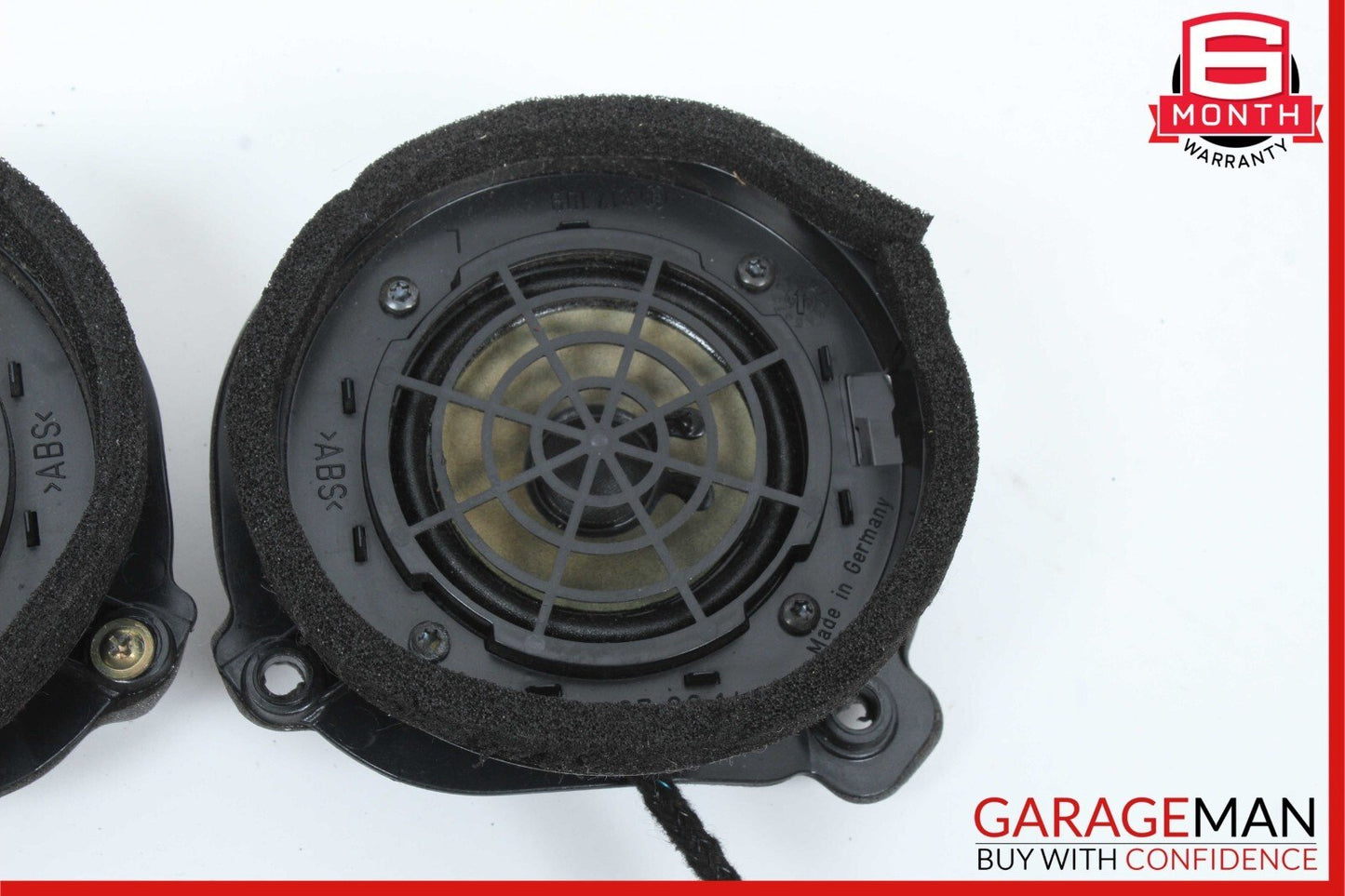 96-03 Mercedes W210 E320 Rear Right & Left Side Door Sound Speakers Set OEM