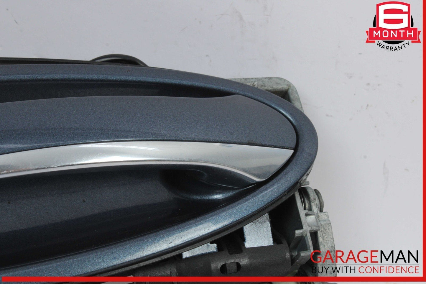 10-16 Porsche Panamera 970 Front Left Driver Exterior Door Handle Blue OEM