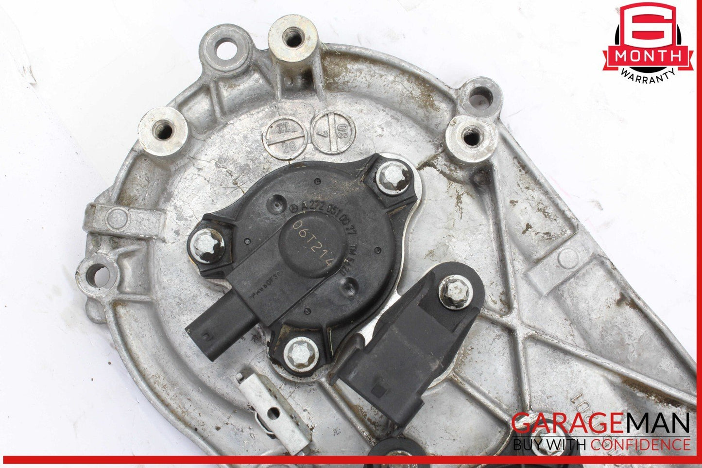 05-13 Mercedes W203 C230 E550 Front Left Side Engine Timing Chain Cover Plate
