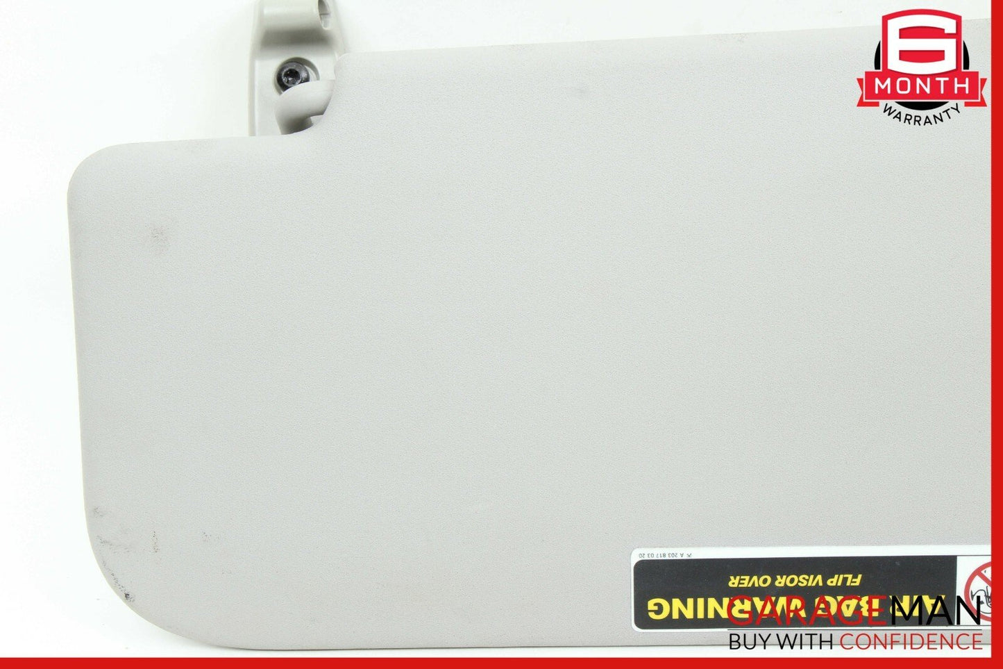 06-12 Mercedes GL450 ML450 Front Right Side Sun Visor Sunvisor Shade Cover Grey