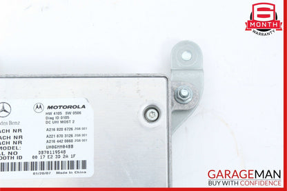 07-10 Mercedes W221 S550 CL550 Bluetooth Communication Module Unit