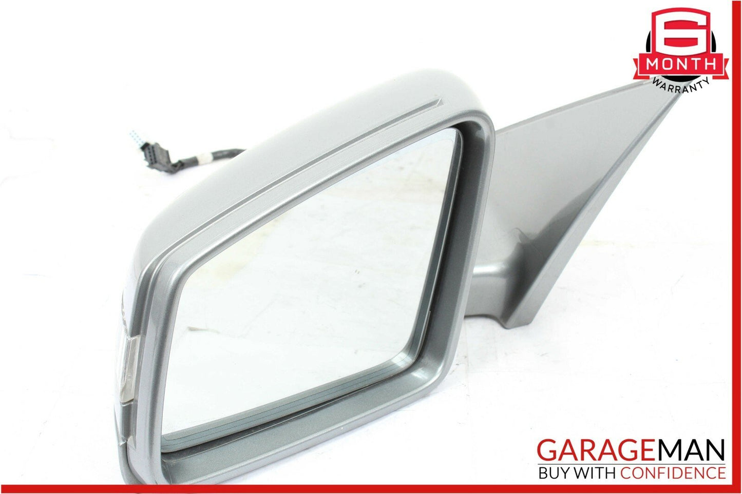 10-13 Mercedes W221 S550 S65 AMG Front Left Side Mirror Door Rear View Silver