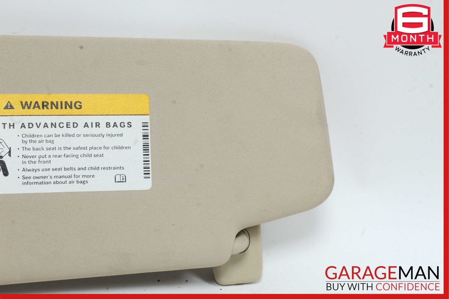 08-14 Mercedes W204 C300 C350 Front Right Side Sun Visor Sunvisor Shade Beige