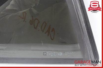 04-09 Cadillac XLR Rear Right Passenger Side Quarter Window Glass 170010002 OEM