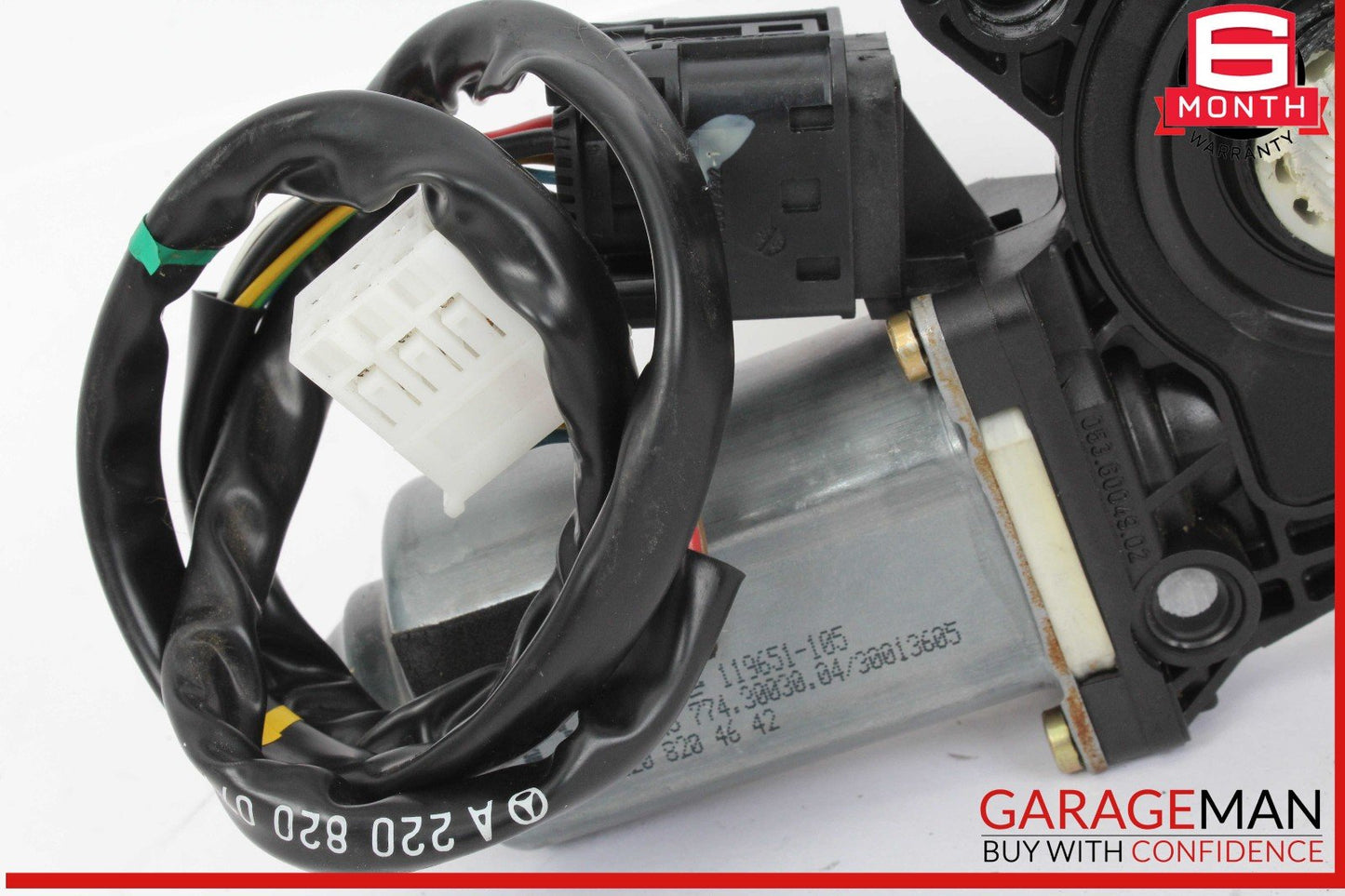 00-06 Mercedes W220 S55 AMG Front Right Passenger Side Window Regulator Motor