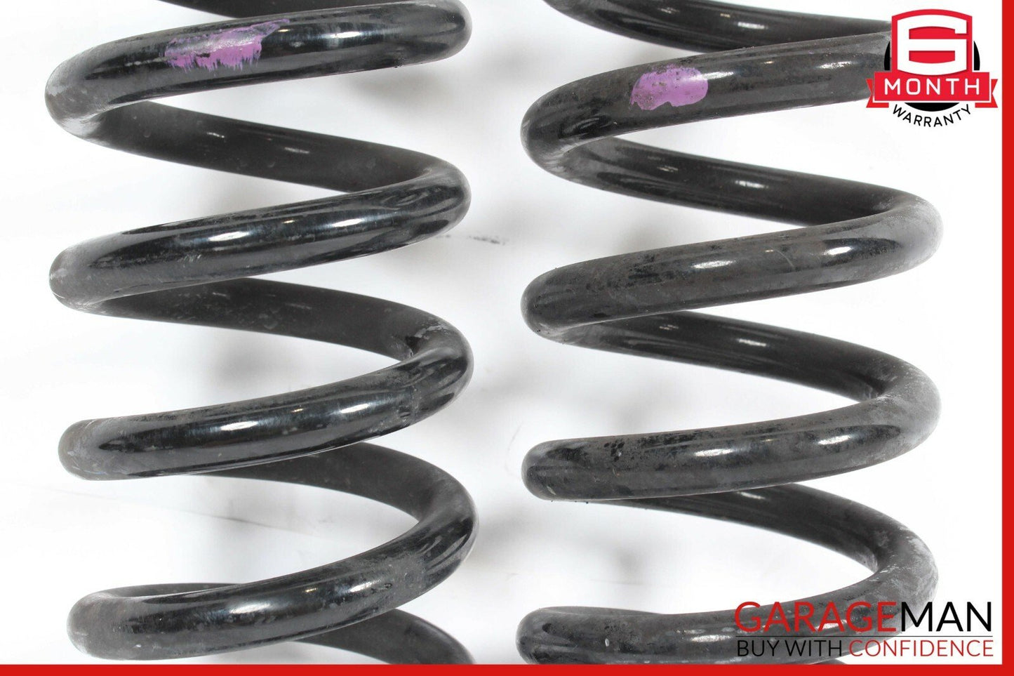 08-14 Mercedes W204 C300 Rear Left & Right Shock Absorber Coil Spring Set of 2