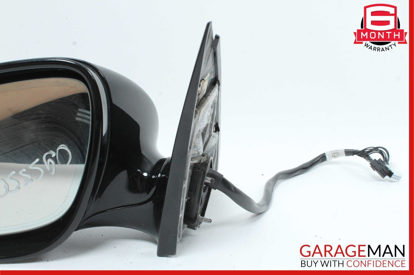 07-09 Mercedes W221 S550 S600 Front Left Side Mirror Door Rear View Black OEM