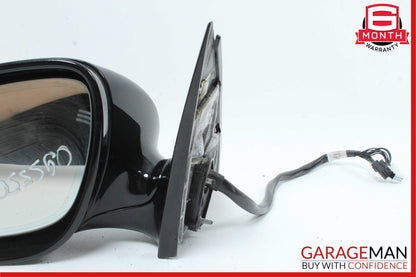 07-09 Mercedes W221 S550 S600 Front Left Side Mirror Door Rear View Black OEM