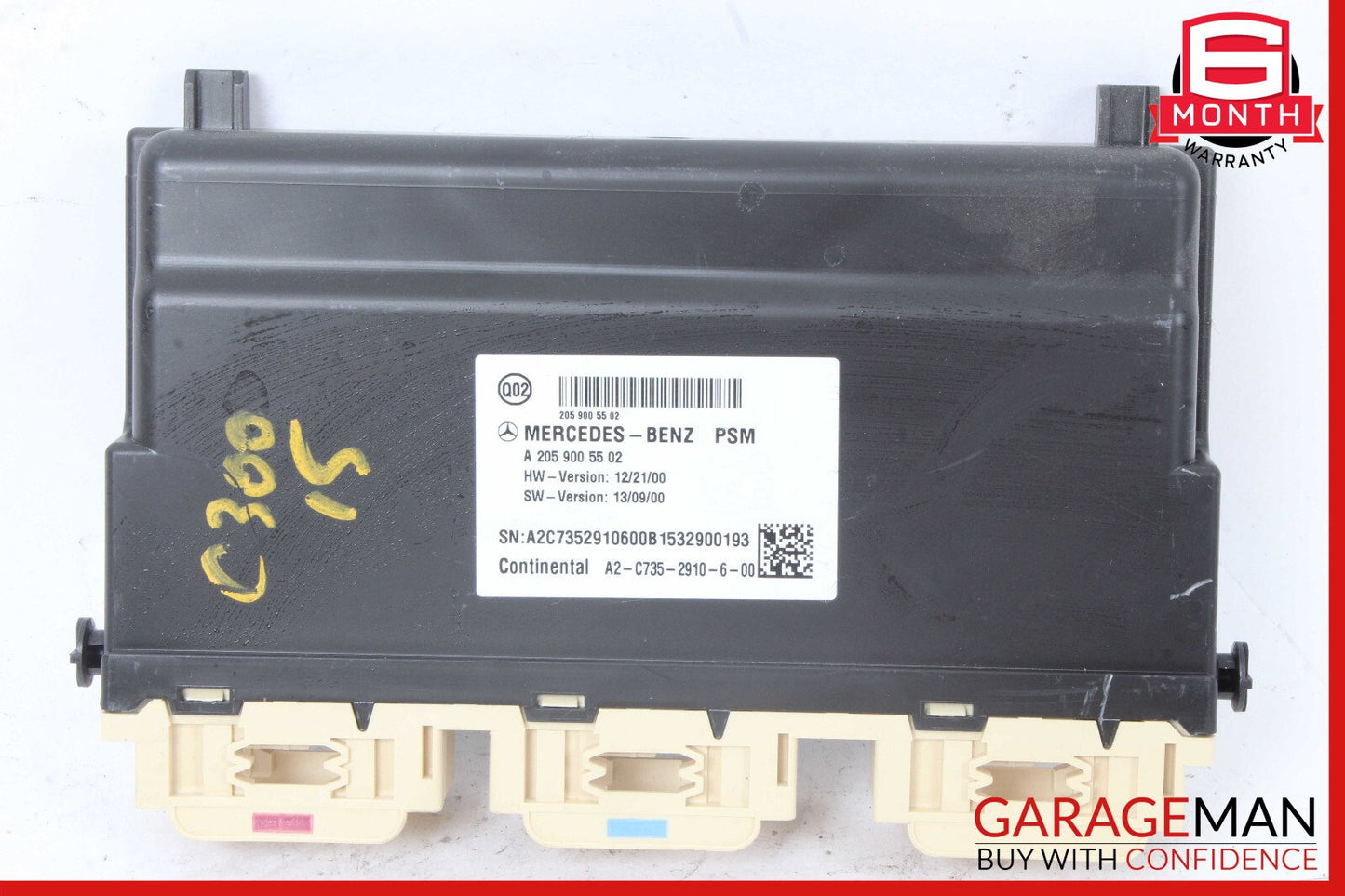 15-20 Mercedes W205 C300 Front Right Passenger Side Seat Control Module Unit OEM