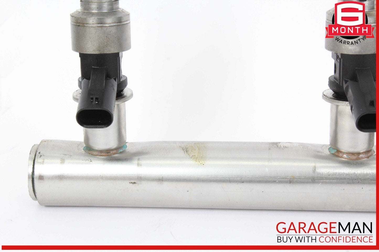 09-16 Audi S4 Right Passenger Side Fuel Injection Rail Line w/ Injectors OEM