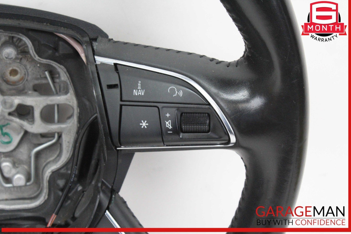 12-18 Audi A6 A7 Front Left Driver Side Steering Wheel Black 4G0419091M OEM