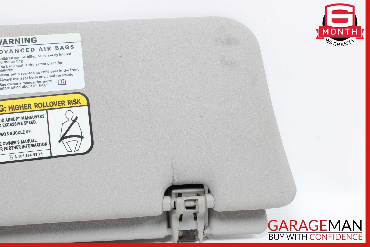 06-12 Mercedes W164 ML350 ML550 Front Left Side Sun Visor Sunvisor Shade OEM