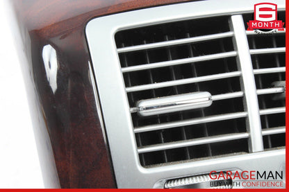 07-13 Mercedes S500 S550 Rear Center Console AC A/C Air Vent Trim Assembly Wood