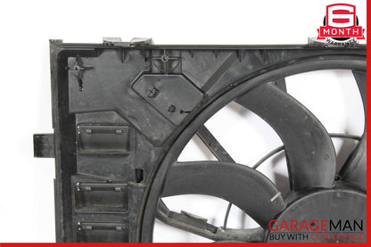 11-18 Porsche Cayenne 958 Engine Cooling Fan Motor Shroud Assembly OEM
