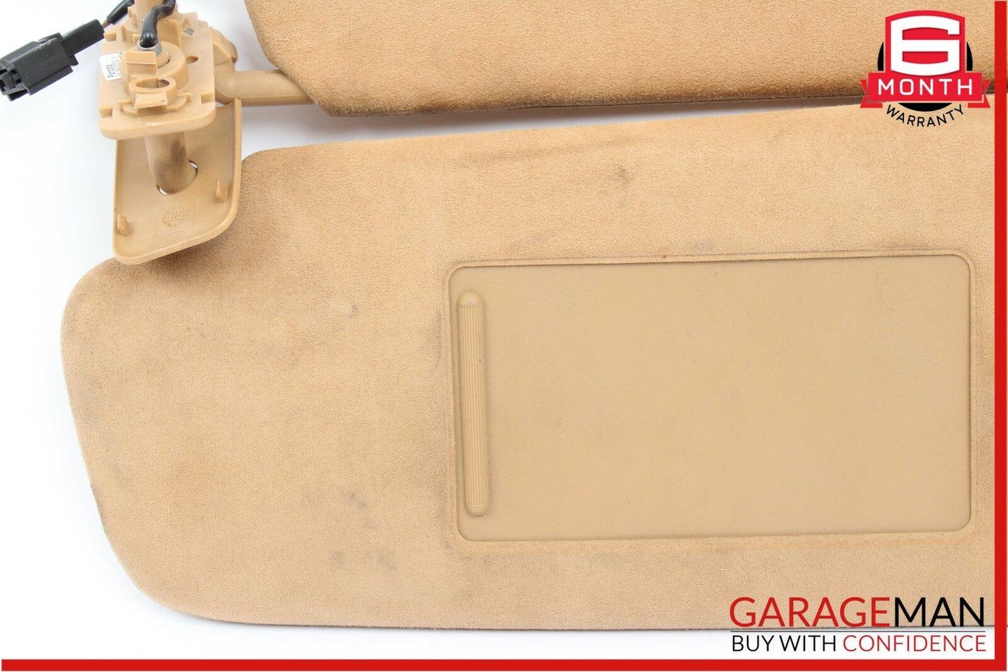 08-10 Porsche Cayenne 957 Front Left Side Sunvisor Sun Visor Shade Alcantara