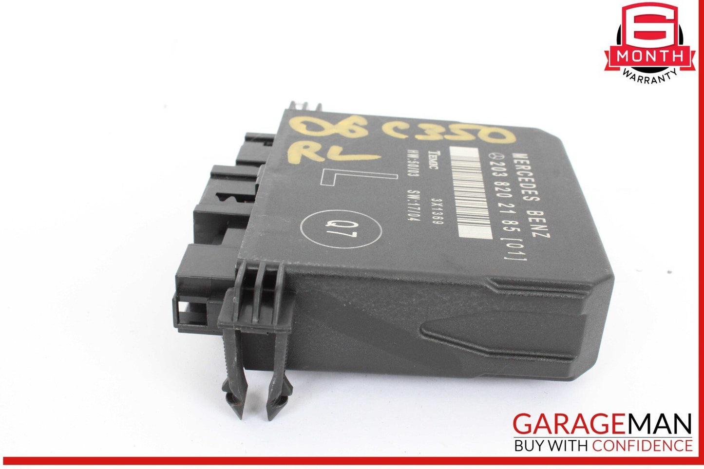 01-07 Mercedes W203 C350 Sport Rear Left Side Door Control Module 2038202185 OEM